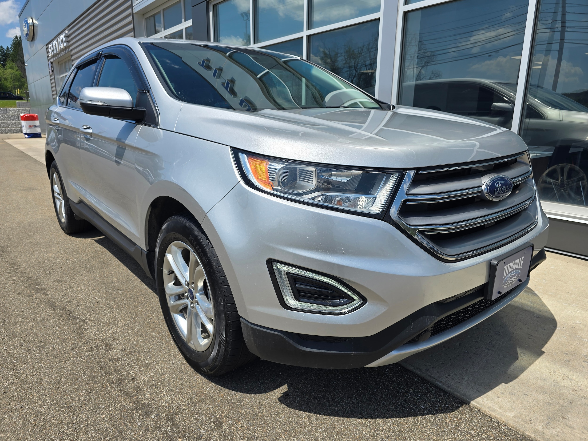 Used 2015 Ford Edge SEL with VIN 2FMTK4J92FBB23619 for sale in Titusville, PA