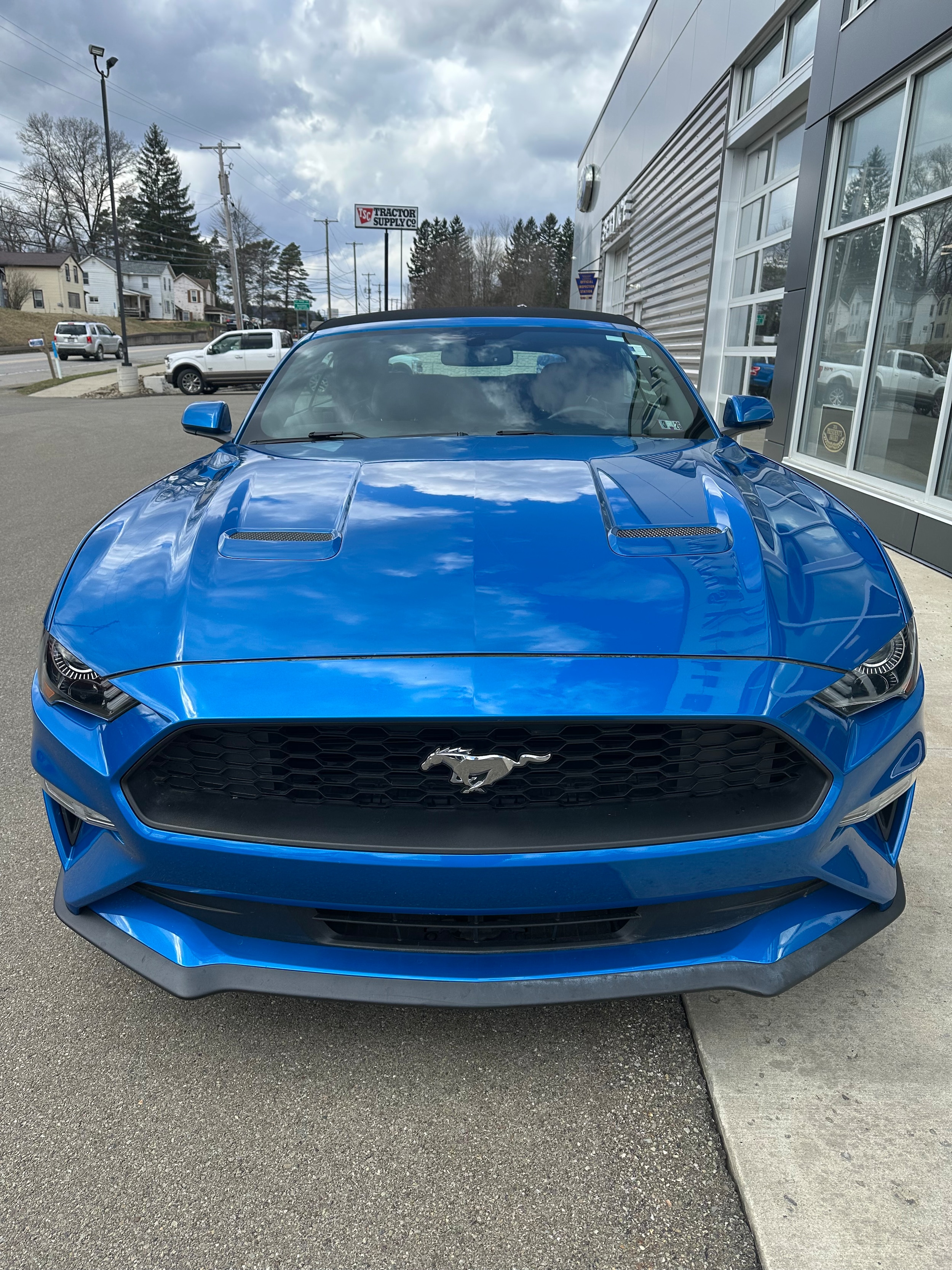Used 2019 Ford Mustang EcoBoost with VIN 1FATP8UH0K5205370 for sale in Titusville, PA