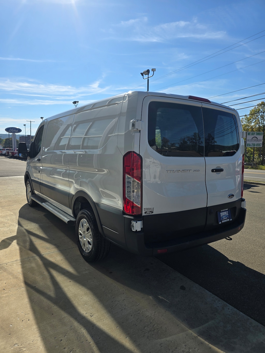 Used 2023 Ford Transit Cargo Van Base T-250 130 Low Rf 9070 GVWR RWD