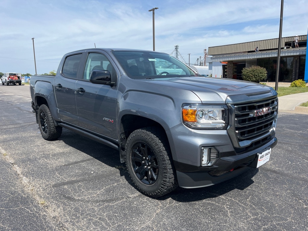 Used 2021 GMC Canyon AT4 with VIN 1GTG6FEN6M1235376 for sale in Grinnell, IA