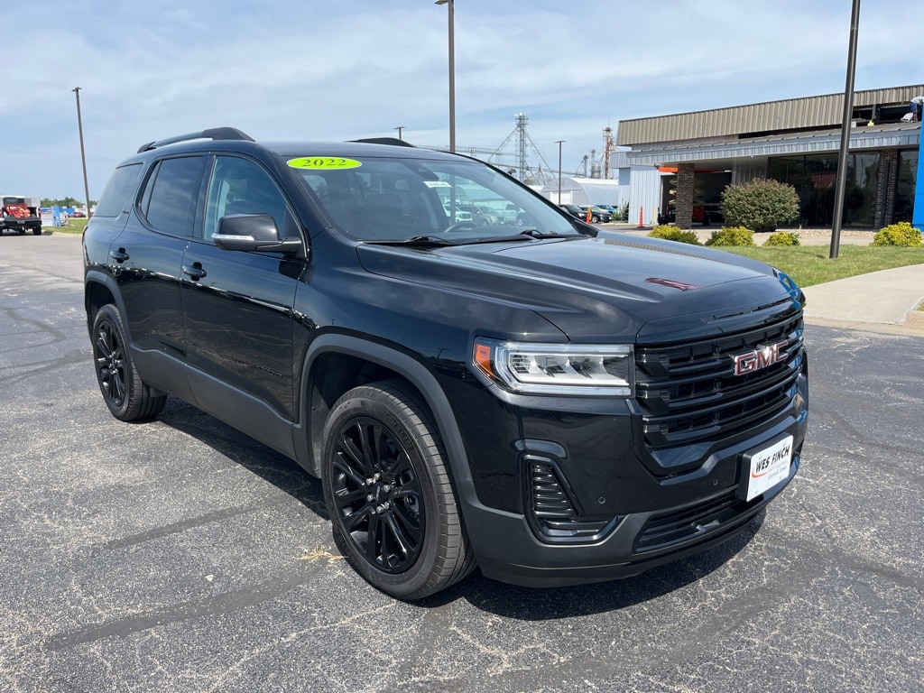 Used 2022 GMC Acadia SLE with VIN 1GKKNRL48NZ181952 for sale in Grinnell, IA