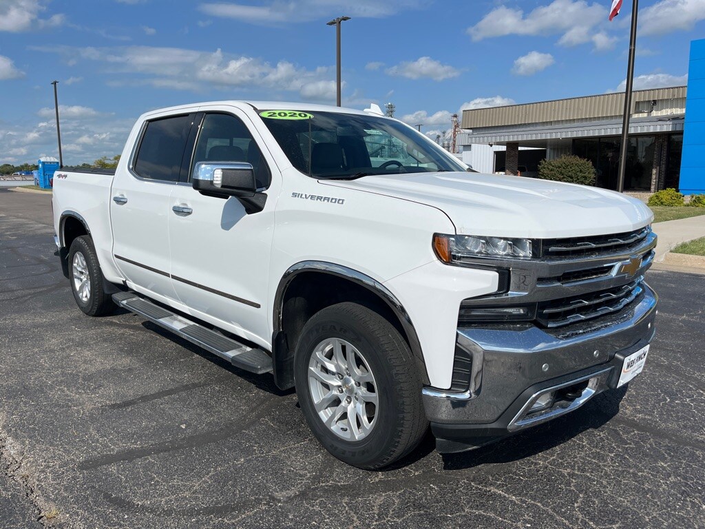 Used 2020 Chevrolet Silverado 1500 LTZ with VIN 1GCUYGED8LZ304045 for sale in Grinnell, IA