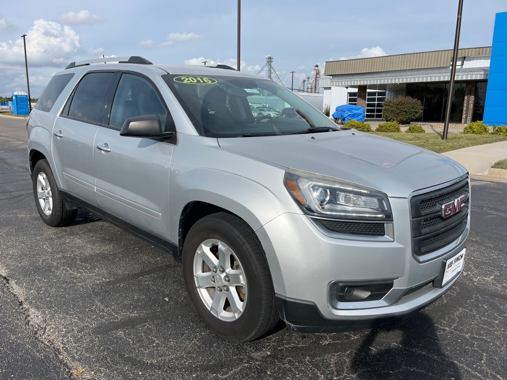 Used 2016 GMC Acadia SLE-2 with VIN 1GKKVPKD8GJ239114 for sale in Grinnell, IA