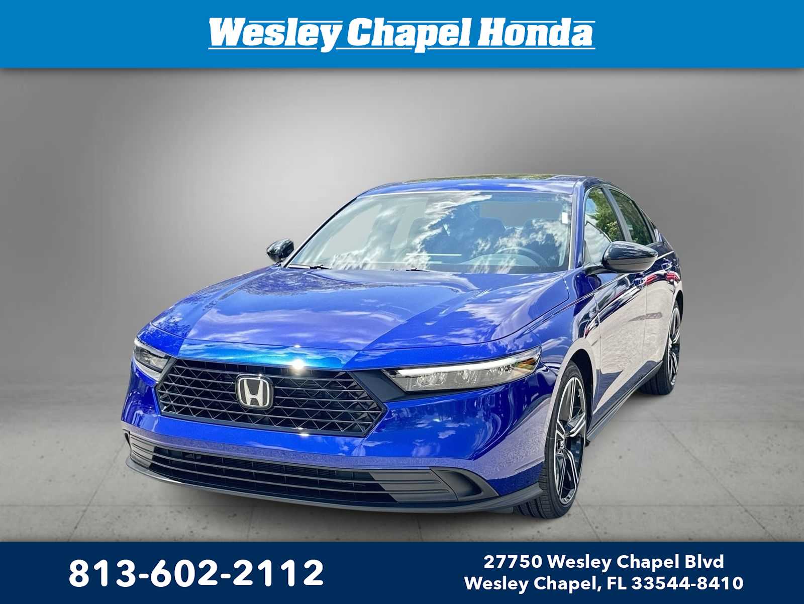 New 2026 Honda Accord Hybrid Sedan Sport Still Night Pearl For