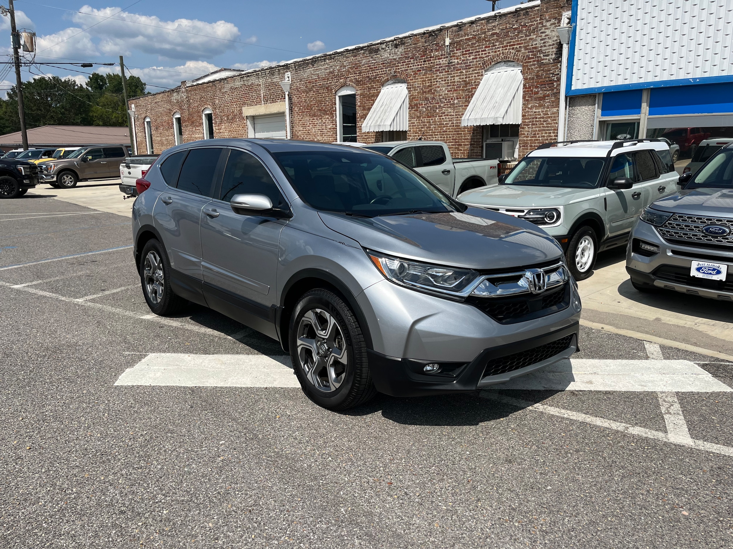 Used 2019 Honda CR-V EX-L with VIN 5J6RW1H82KA011417 for sale in Sulligent, AL