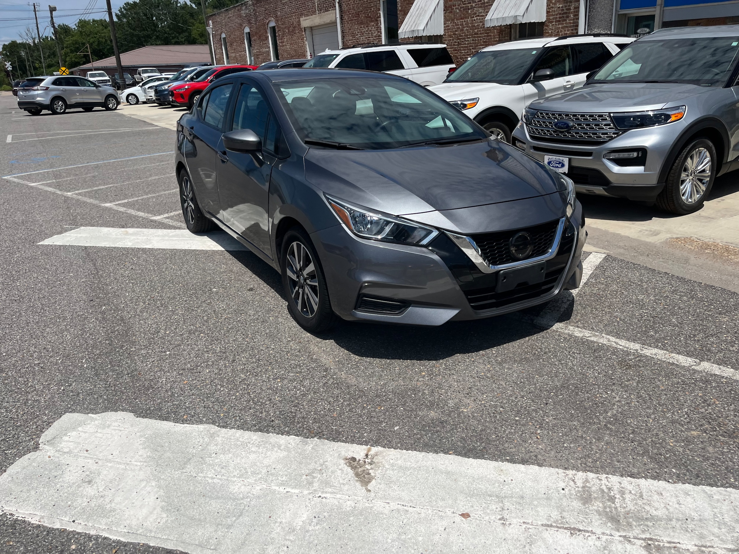 Used 2021 Nissan Versa Sedan SV with VIN 3N1CN8EV6ML820337 for sale in Sulligent, AL