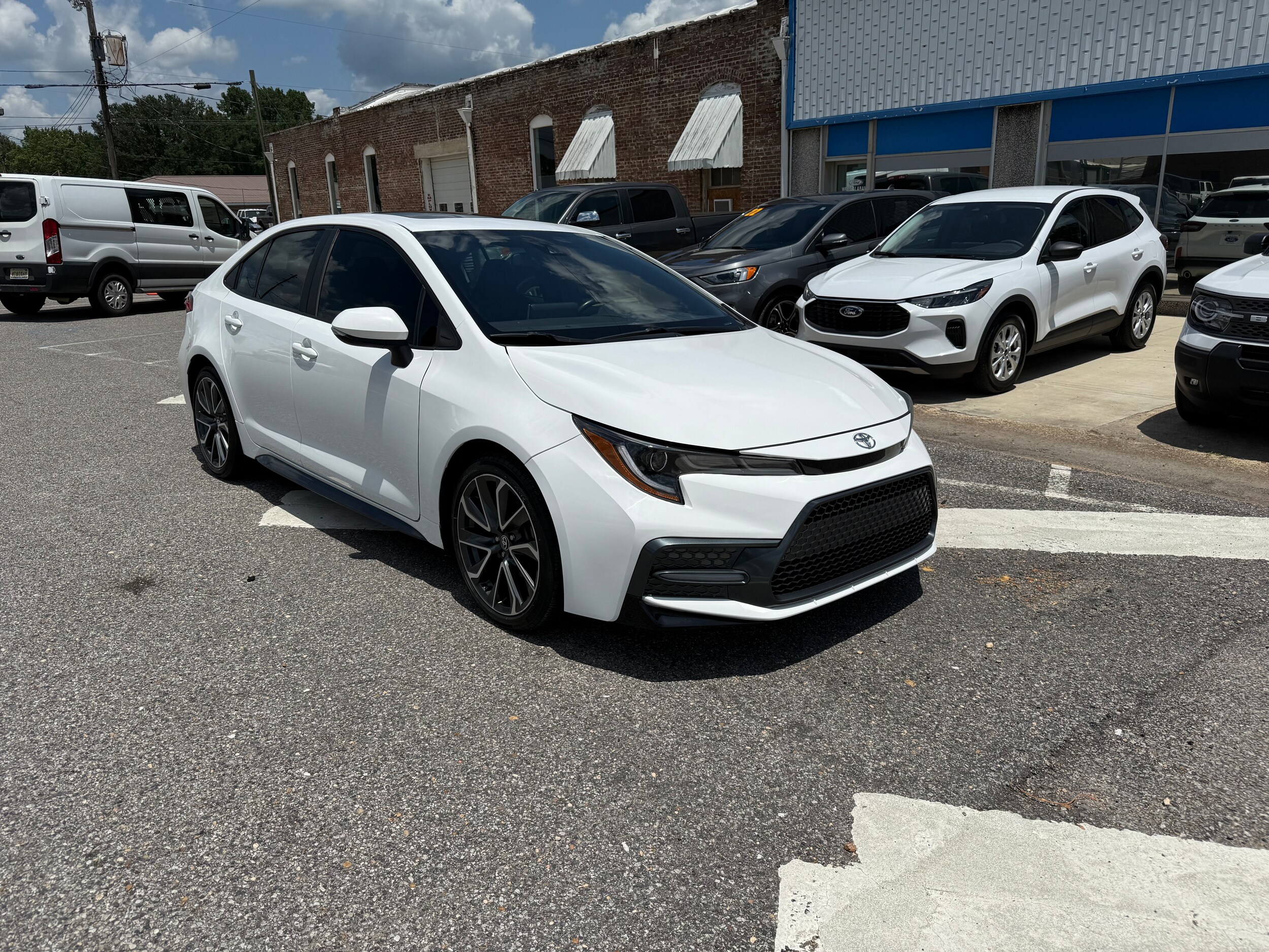 Used 2021 Toyota Corolla SE with VIN 5YFP4MCE5MP081896 for sale in Sulligent, AL