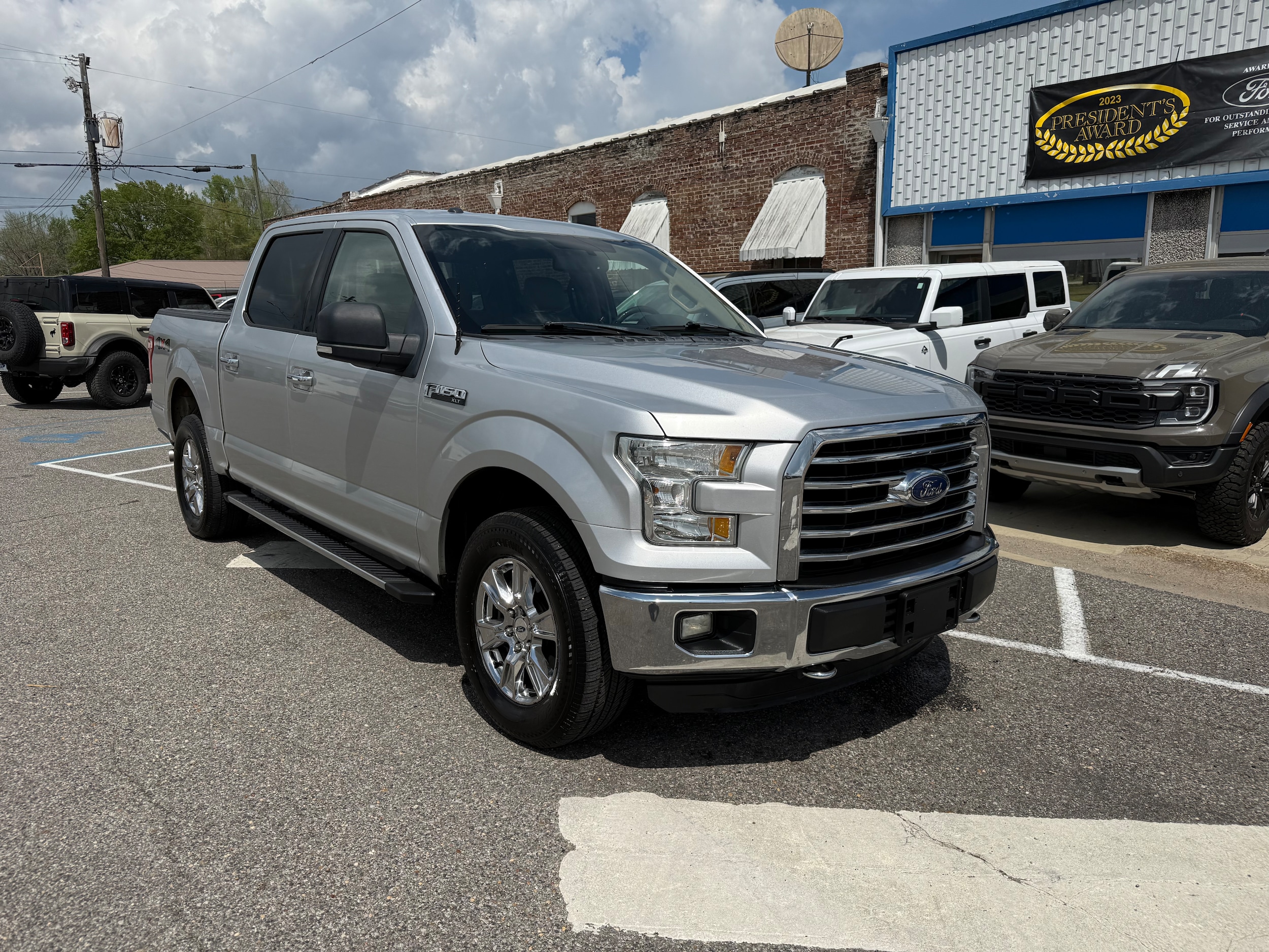Used 2015 Ford F-150 XLT with VIN 1FTEW1EFXFKE34852 for sale in Sulligent, AL