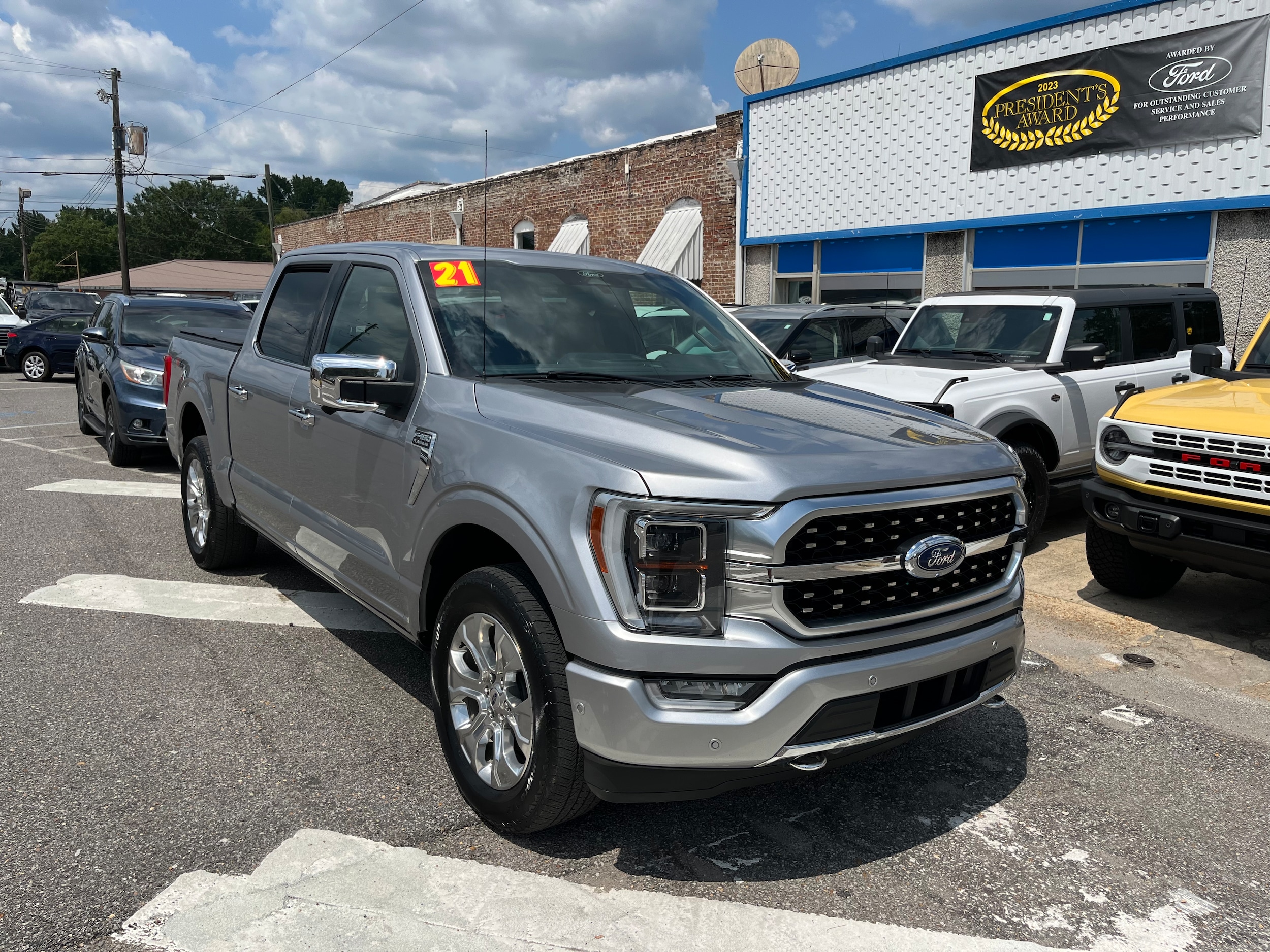 Used 2021 Ford F-150 King Ranch with VIN 1FTFW1E88MFA74265 for sale in Sulligent, AL