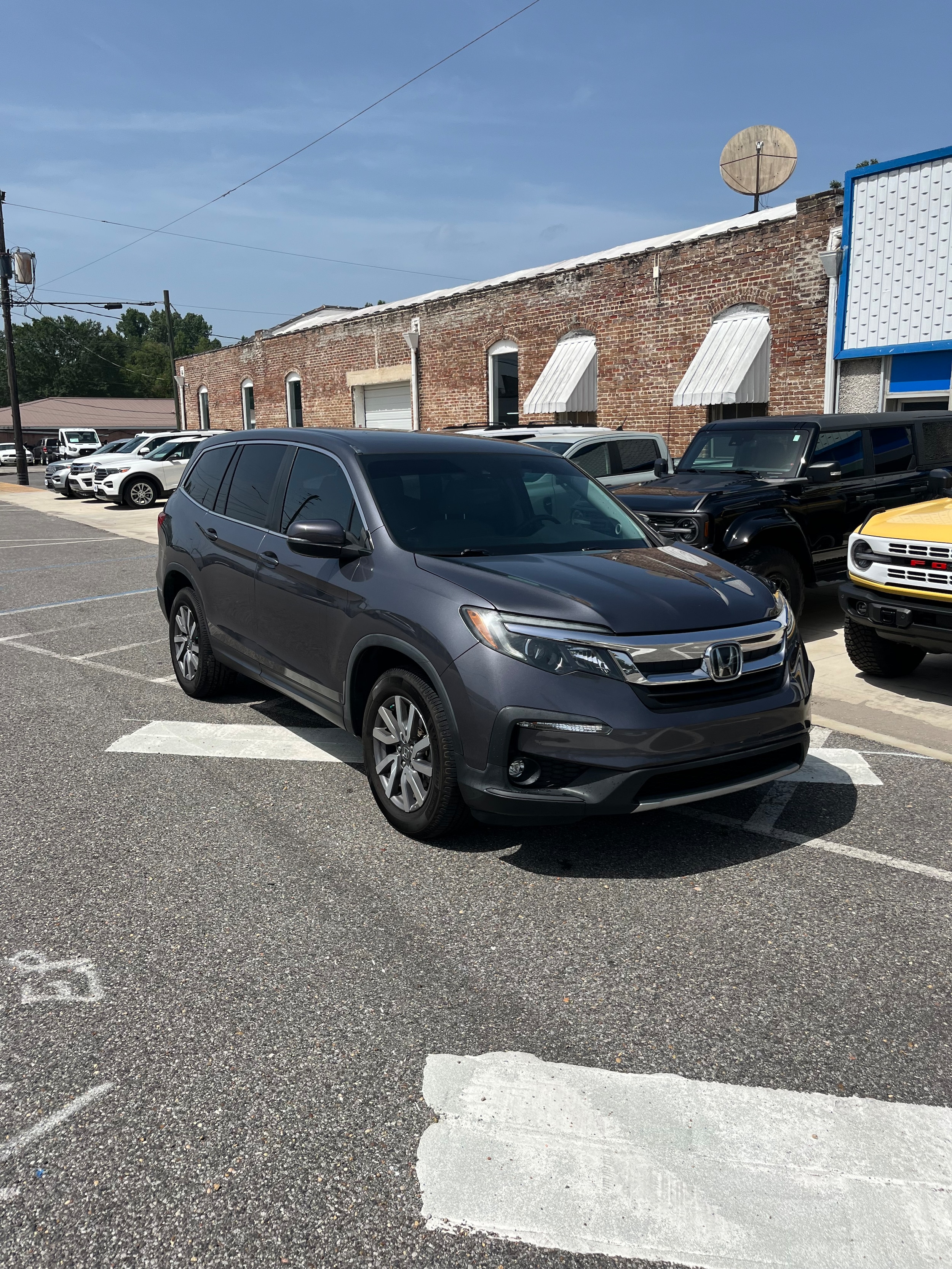 Used 2019 Honda Pilot EX with VIN 5FNYF5H37KB039198 for sale in Sulligent, AL