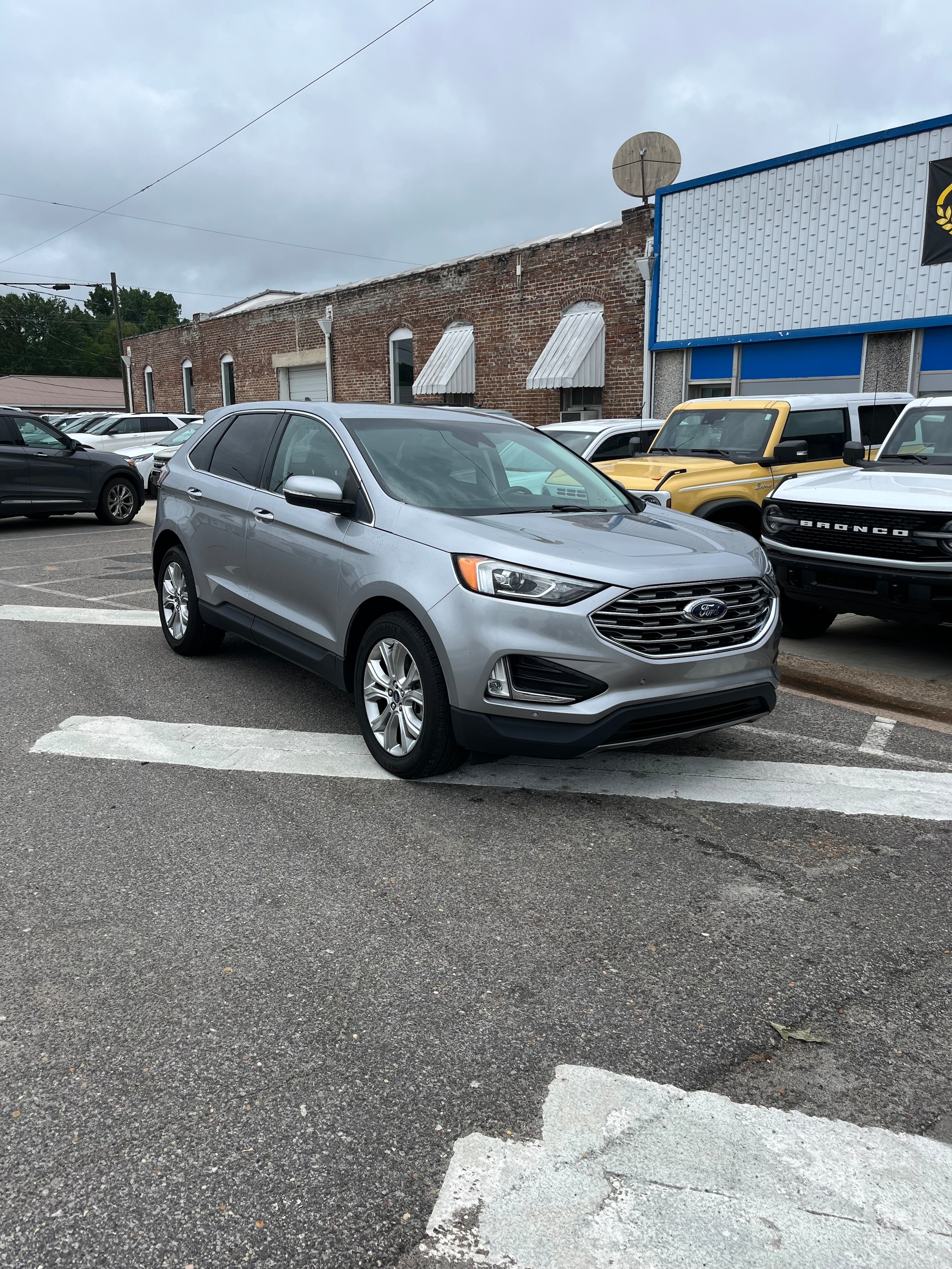 Used 2021 Ford Edge Titanium with VIN 2FMPK3K90MBA12350 for sale in Sulligent, AL