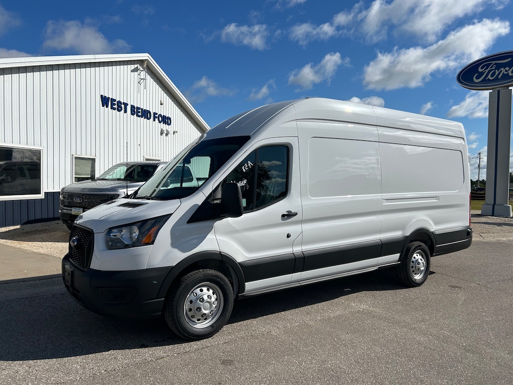 New 2025 Ford Transit Cargo Van T 350 AWD T-350 148 EL Hi Rf 9500 GVWR AWD