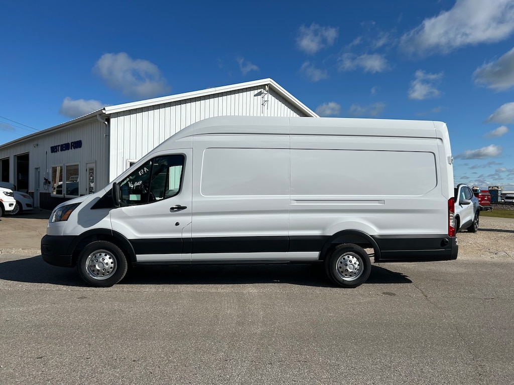 New 2025 Ford Transit Cargo Van T 350 AWD T-350 148 EL Hi Rf 9500 GVWR AWD