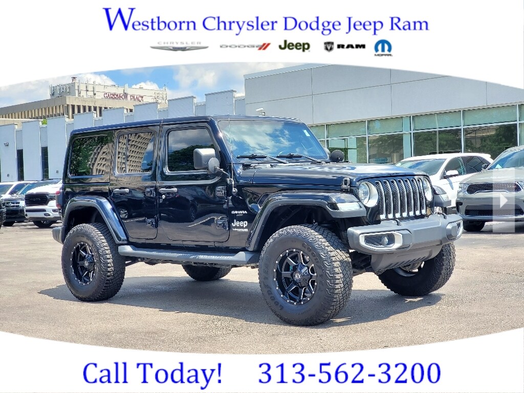 Used 2018 Jeep Wrangler Unlimited Sahara 4x4 Sahara SUV (midyear release)