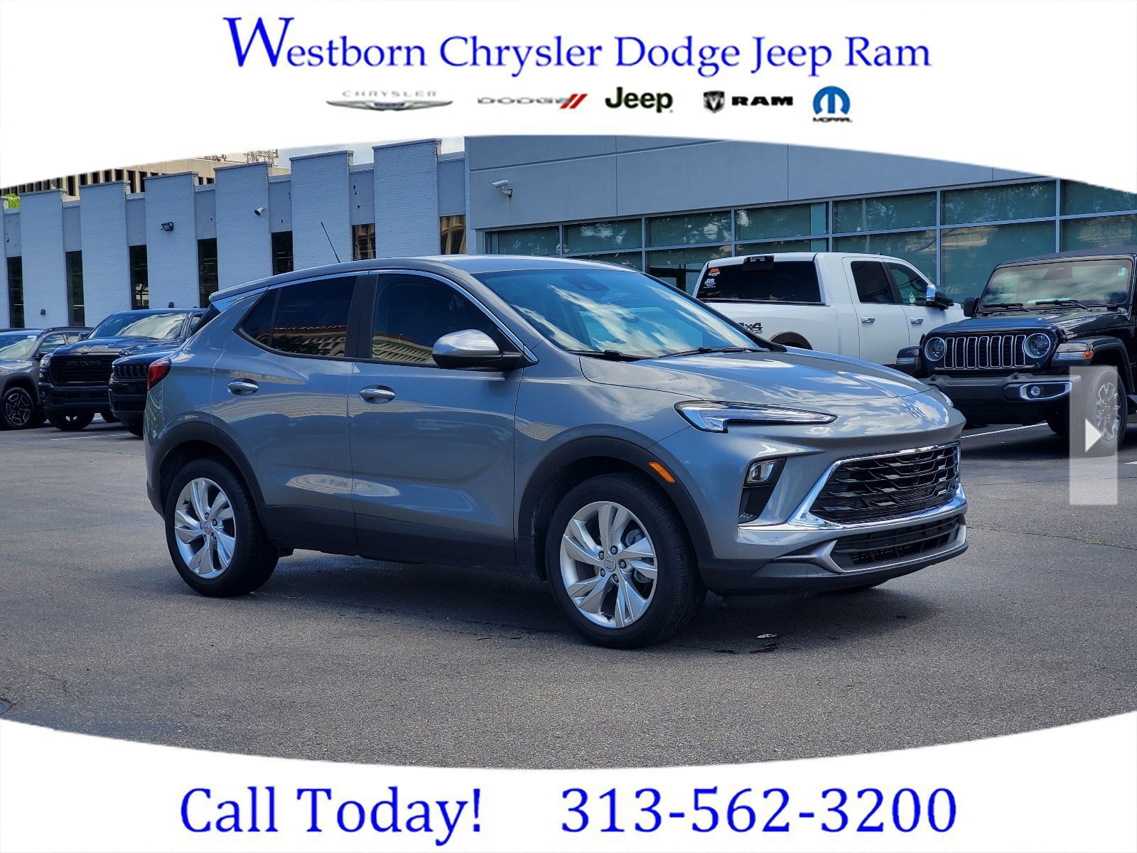 Gray (Moonstone Grey) 2025 Buick Encore GX SUV / Crossover Front-Wheel Drive Continuously Variable Transmission