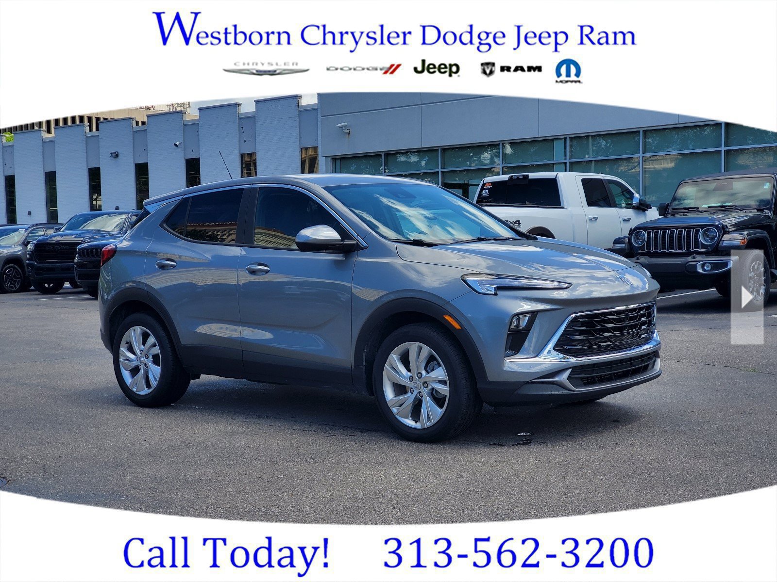 Gray (Moonstone Grey) 2025 Buick Encore GX SUV / Crossover Front-Wheel Drive Continuously Variable Transmission