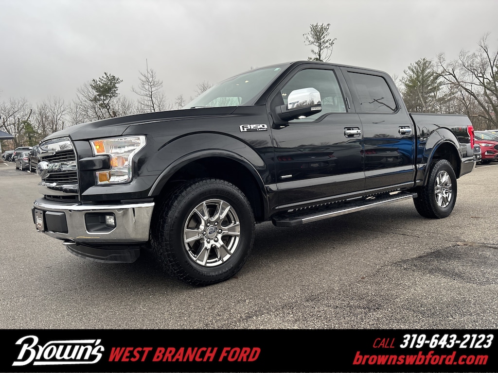 Used 2015 Ford F-150 Lariat 4WD SuperCrew 145 Lariat