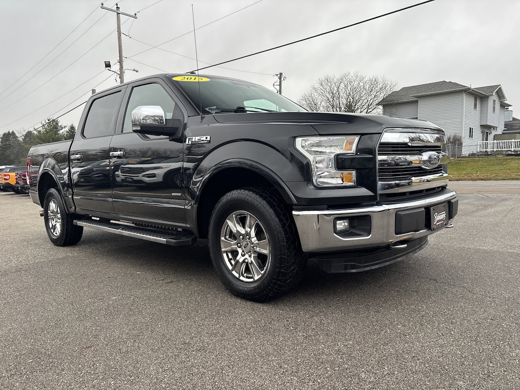 Used 2015 Ford F-150 Lariat 4WD SuperCrew 145 Lariat
