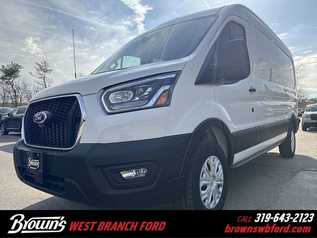 New 2025 Ford Transit Cargo Van 250 MR CARGO VAN T-250 148 Med Rf 9070 GVWR RWD