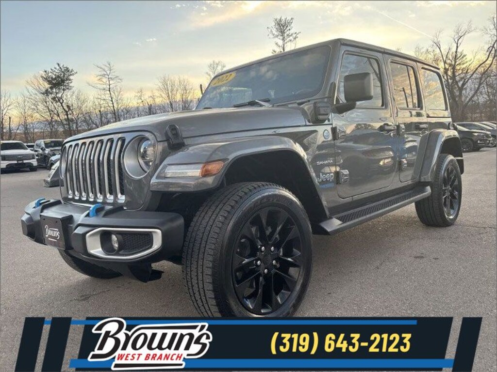 Used 2022 Jeep Wrangler Unlimited Sahara 4xe SUV