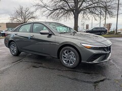2026 Hyundai Elantra Hybrid Blue Sedan