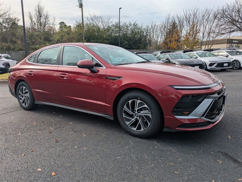 New 2026 Hyundai Sonata Hybrid Blue Sedan