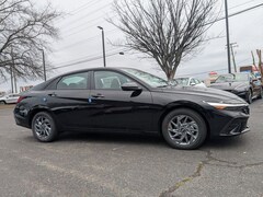 2026 Hyundai Elantra Hybrid Blue Sedan