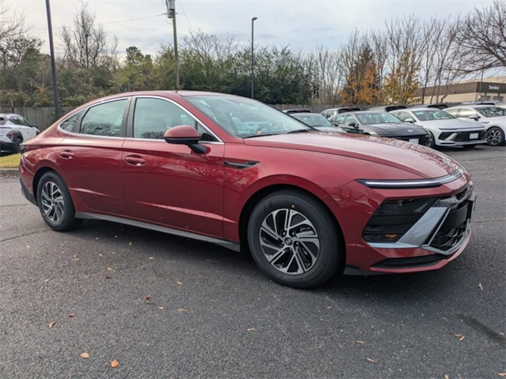 New 2026 Hyundai Sonata Hybrid Blue Sedan