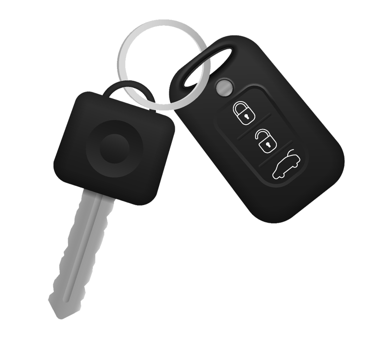 High Cost of Replacing a Car Key | West Broad Kia | Illustration of a Set of Car Keys