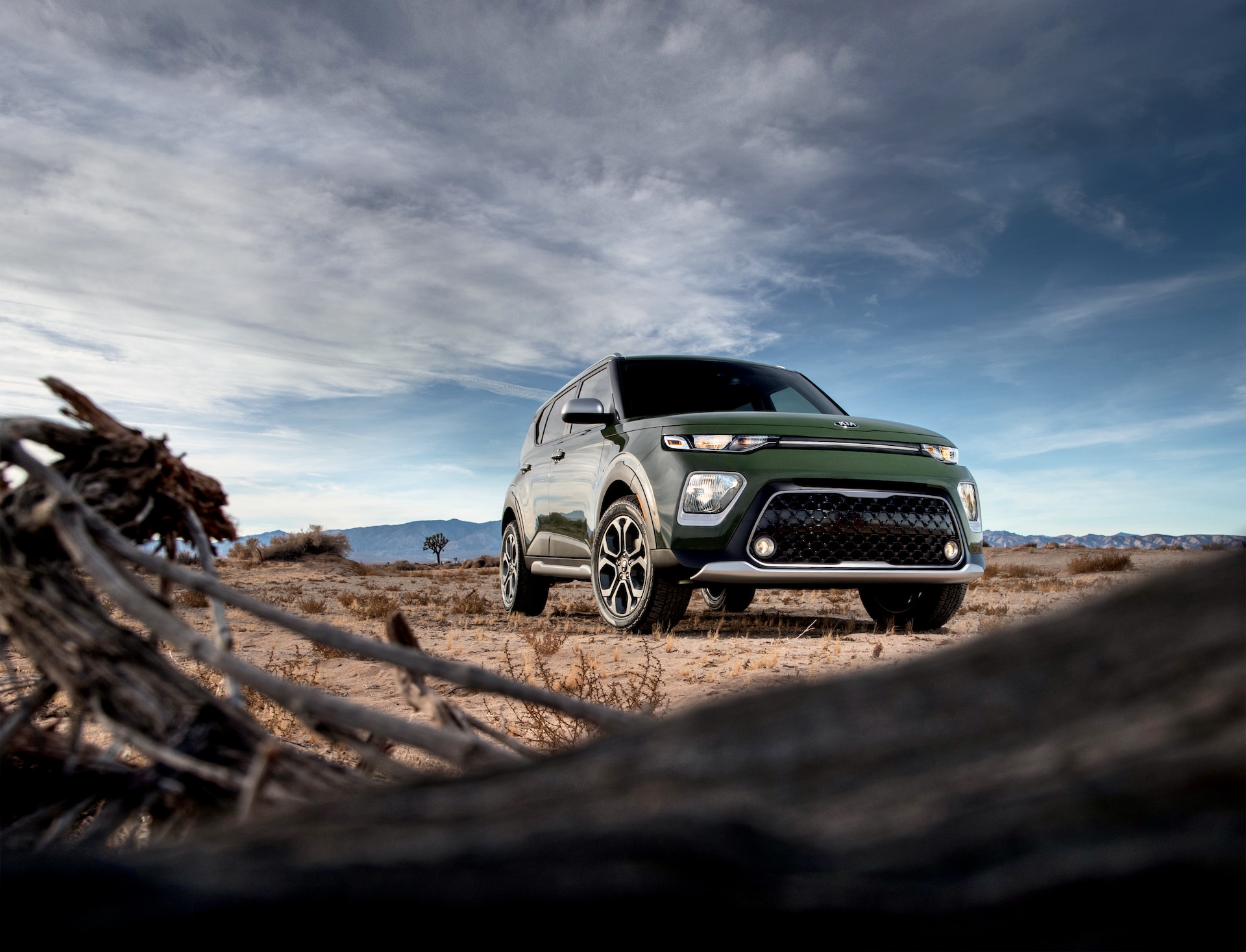 West Broad Kia is a Kia Dealership in Richmond near Charlottesville, VA | 2020 Kia Soul parked in desert