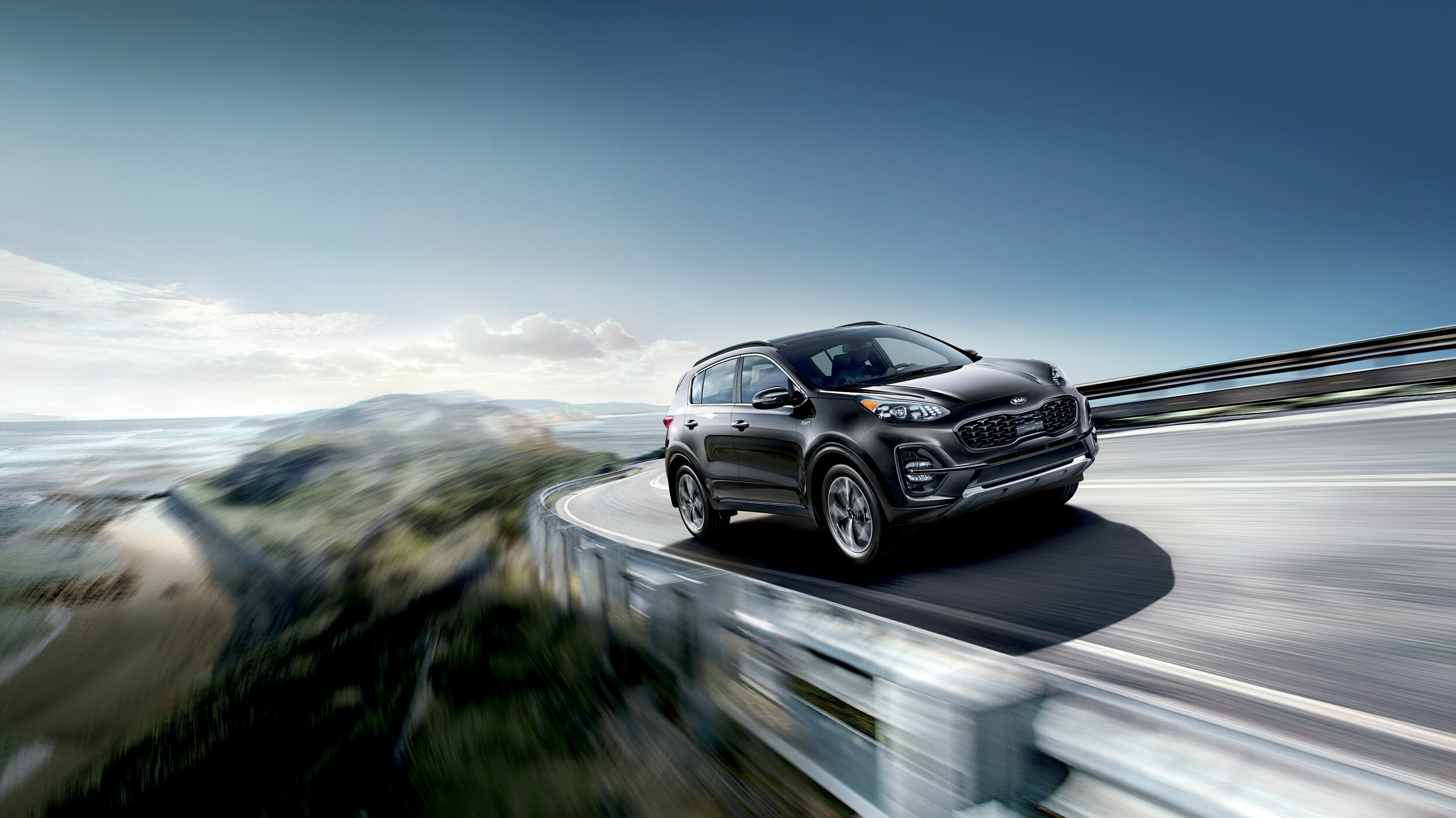 West Broad Kia is a Kia Dealership in Richmond near Laurel, VA | 2020 Sorento driving on highway