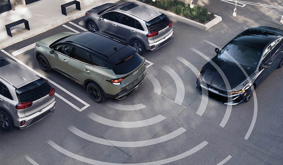 The All-New 2023 Kia Sportage at West Broad Kia in Henrico, VA | Rear Parking Sensor of the 2023 Kia Sportage