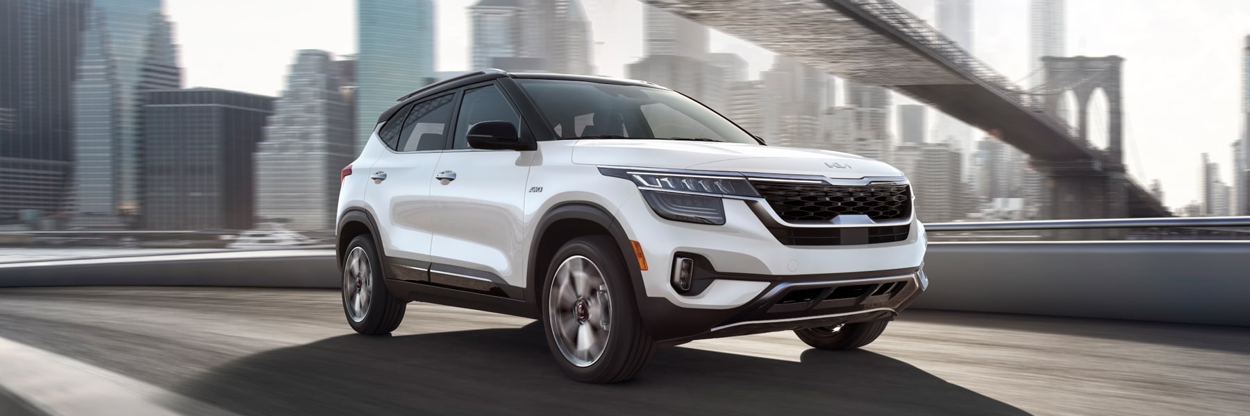 High Cost of Replacing a Car Key | West Broad Kia | The 2022 Kia Seltos Driving Under a Bridge