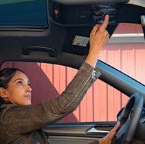 Model Features of the 2021 Volkswagen Tiguan at West Broad VW | Courtney opens sunroof