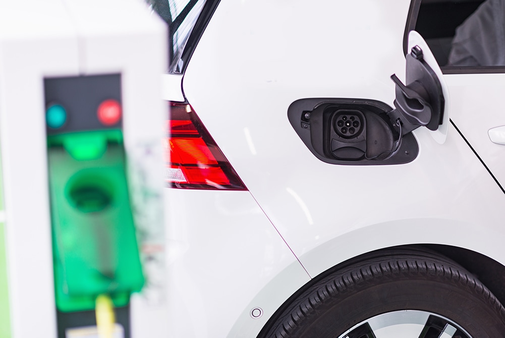 How to prepare your home for your new Electric Vehicle at West Broad Volkswagen in Richmond | Charging port for Volkswagen electric vehicles