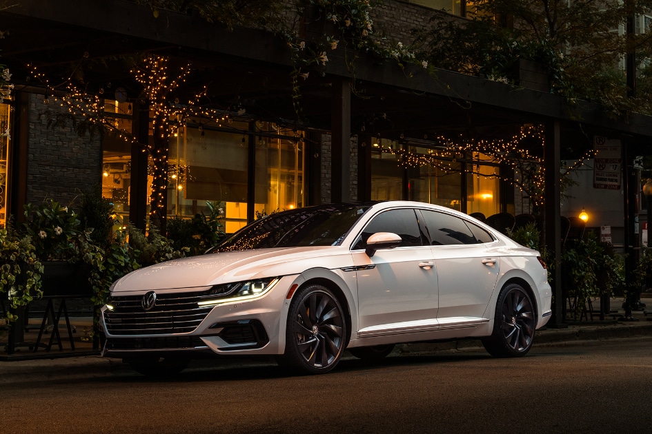 West Broad Volkswagen is a Volkswagen Dealership in Richmond near Ashland, VA | 2020 Volkswagen Arteon parked at night