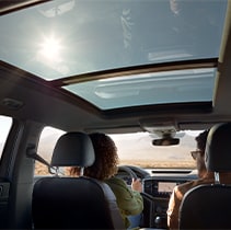 Model Features of the 2021 Volkswagen Atlas Cross Sport at West Broad VW | Atlas Cross Sport's sunroof