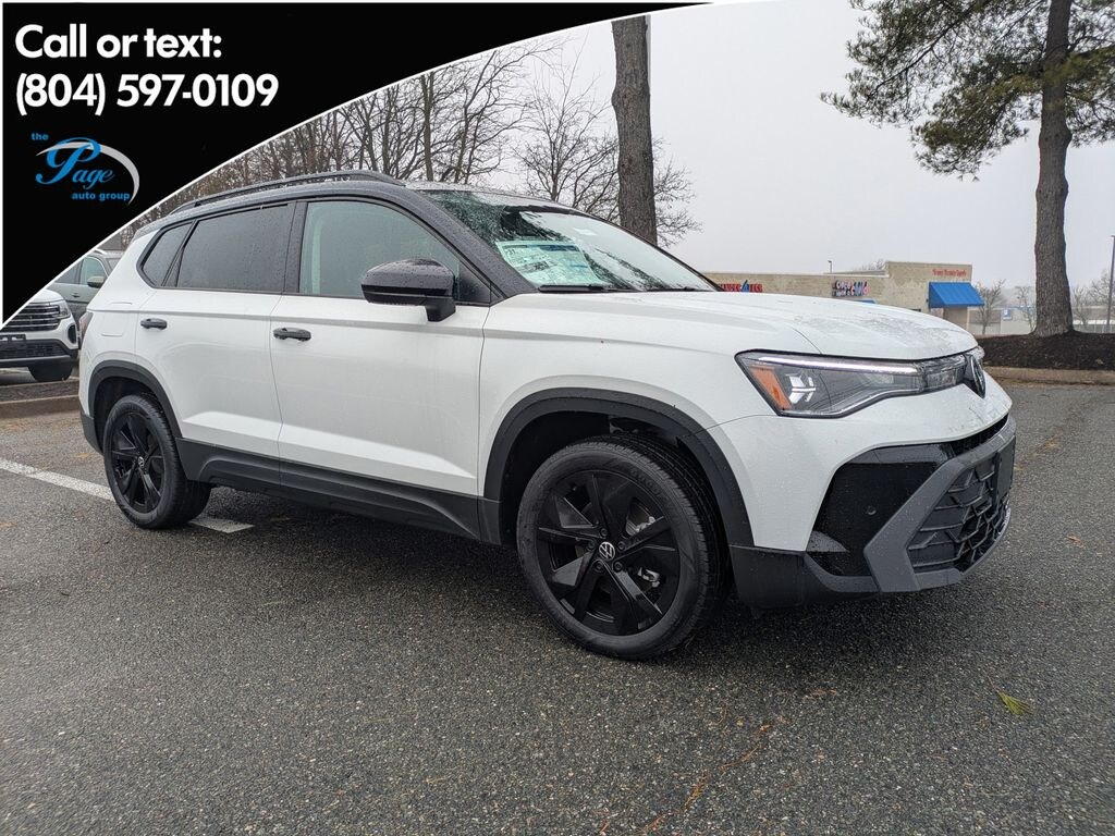 New 2026 Volkswagen Taos 1.5T SE Black SUV