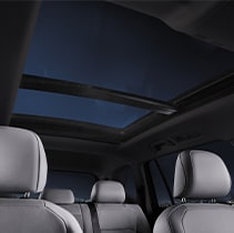Model Features of the 2021 Volkswagen Tiguan at West Broad VW | View of sunroof