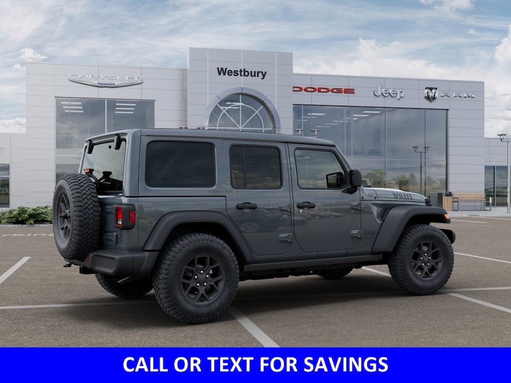 New 2026 Jeep Wrangler 4-DOOR WILLYS Sport Utility