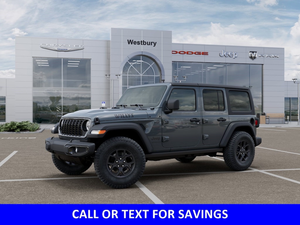 New 2026 Jeep Wrangler 4-DOOR WILLYS Sport Utility