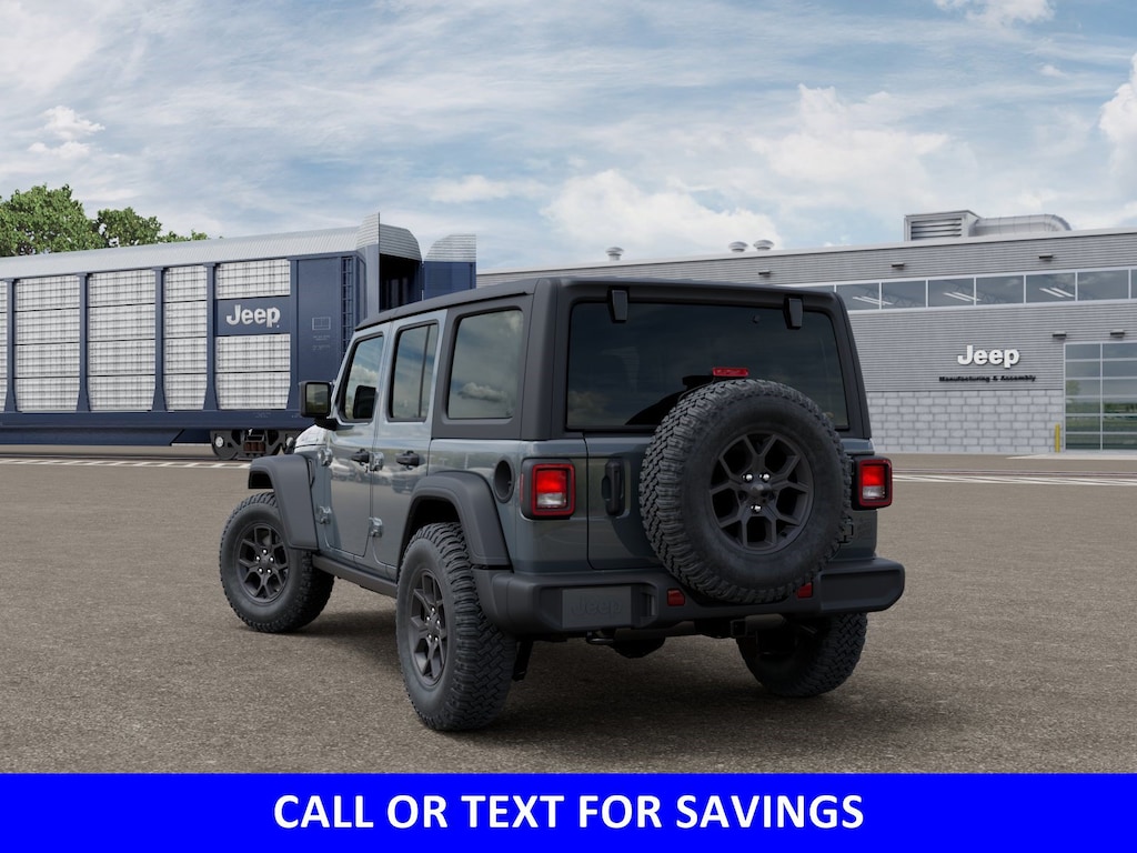 New 2026 Jeep Wrangler 4-DOOR WILLYS Sport Utility