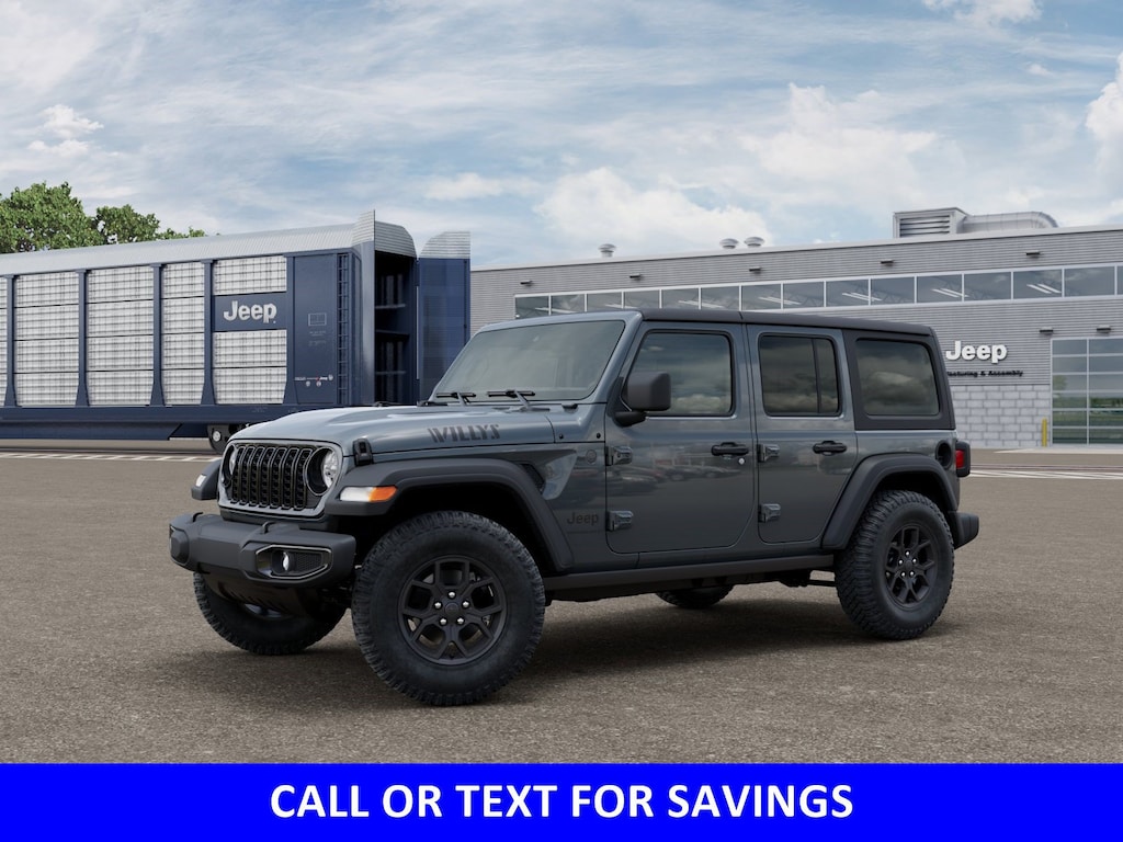 New 2026 Jeep Wrangler 4-DOOR WILLYS Sport Utility