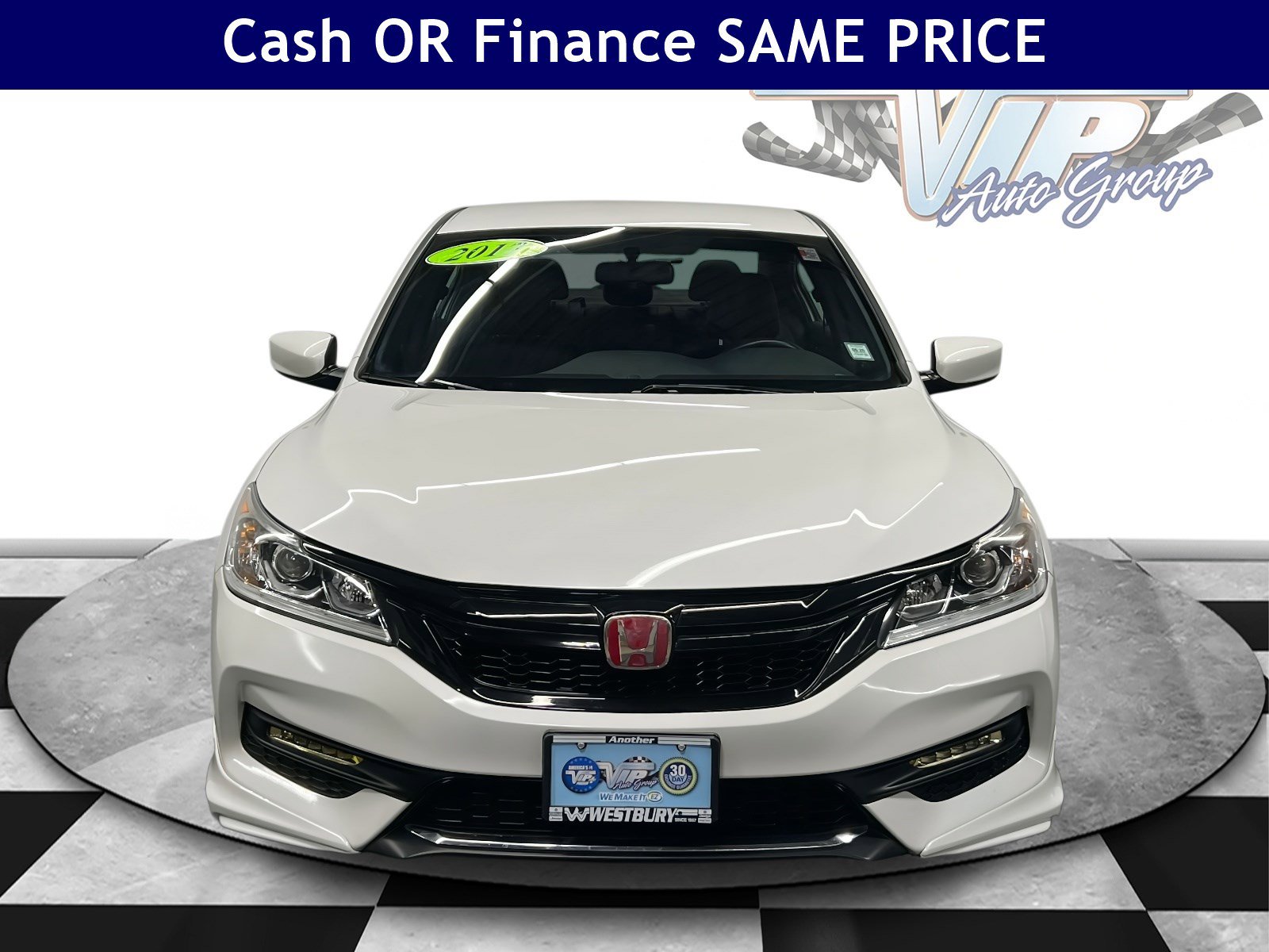 Used 2017 Honda Accord Sport SE with VIN 1HGCR2F18HA294527 for sale in Jericho, NY