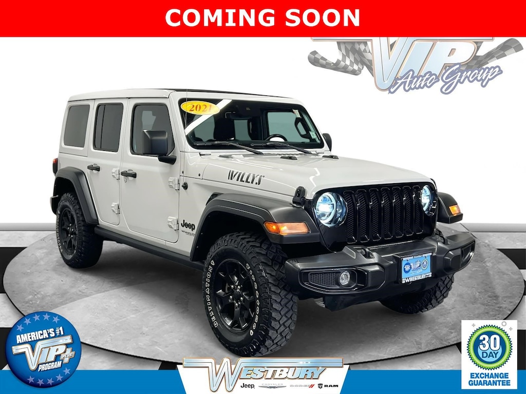 Used 2021 Jeep Wrangler Unlimited Willys Unlimited Willys 4x4