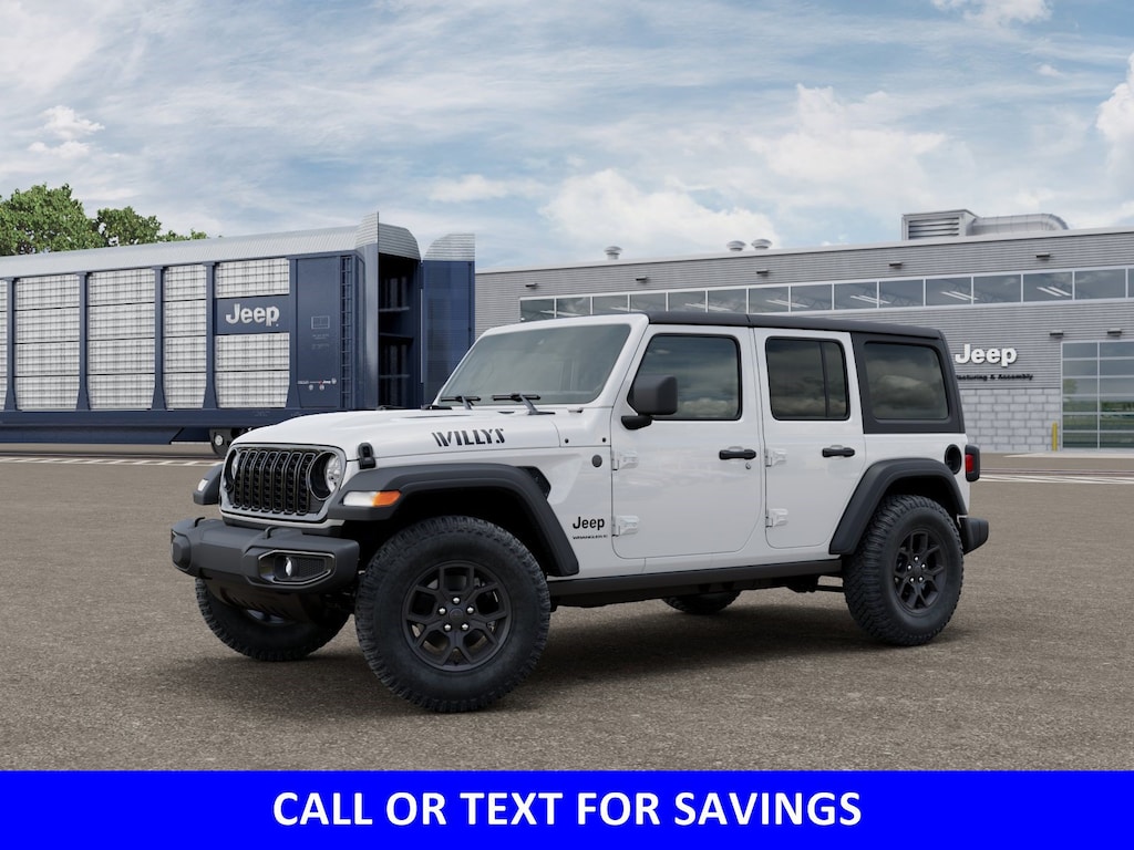 New 2026 Jeep Wrangler 4-DOOR WILLYS Sport Utility