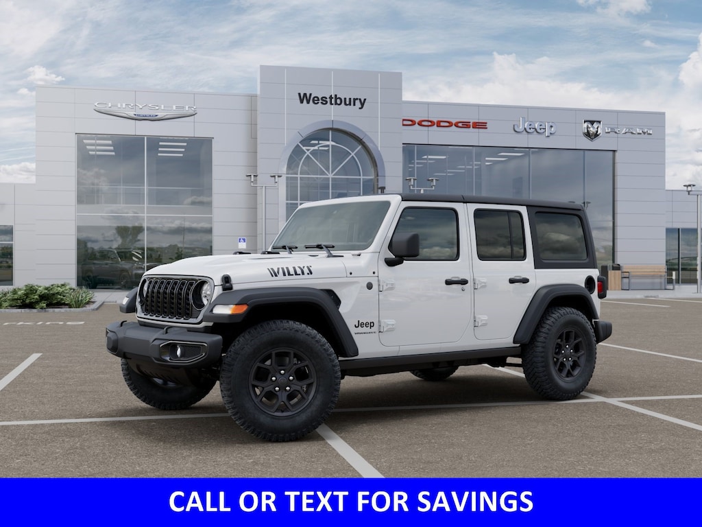 New 2026 Jeep Wrangler 4-DOOR WILLYS Sport Utility