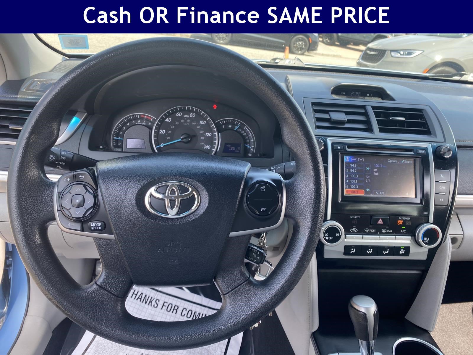 Used 2012 Toyota Camry LE with VIN 4T4BF1FK0CR260693 for sale in Jericho, NY