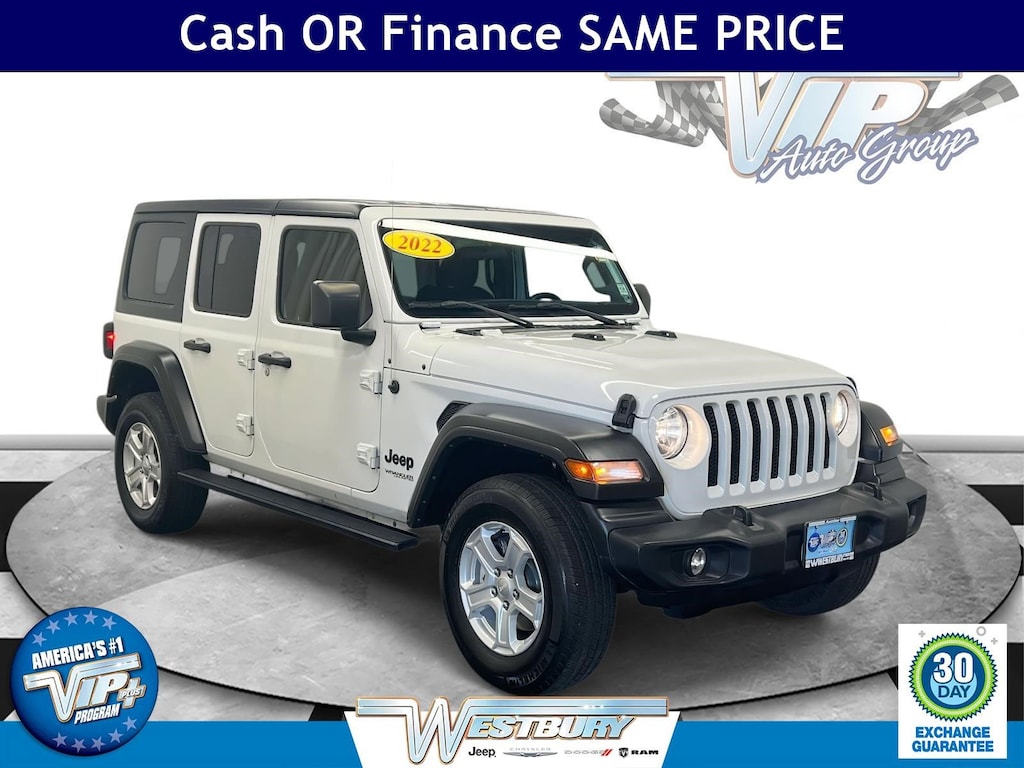 Certified 2022 Jeep Wrangler Unlimited Sport S Unlimited Sport S 4x4