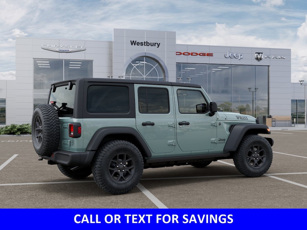 New 2026 Jeep Wrangler 4-DOOR WILLYS Sport Utility